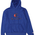 Champion Herre grafisk hættetrøje Jumper Medium Blue Polyester