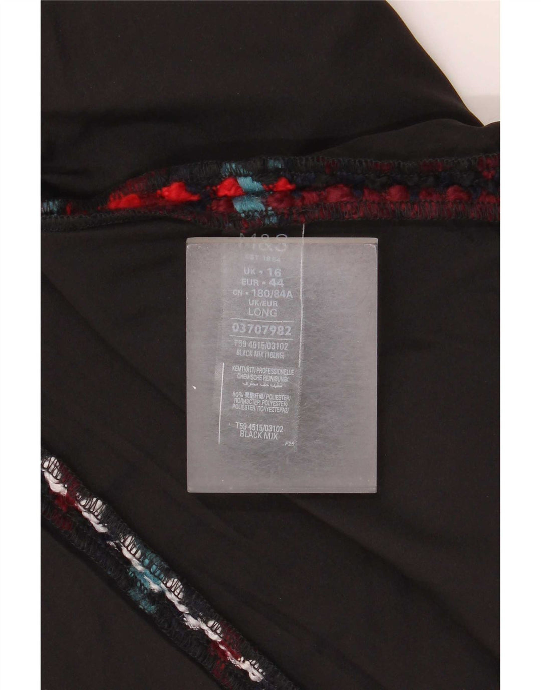 Marks & Spencer Dame Mini-nederdel UK 16 Large W34 Multicolored Check