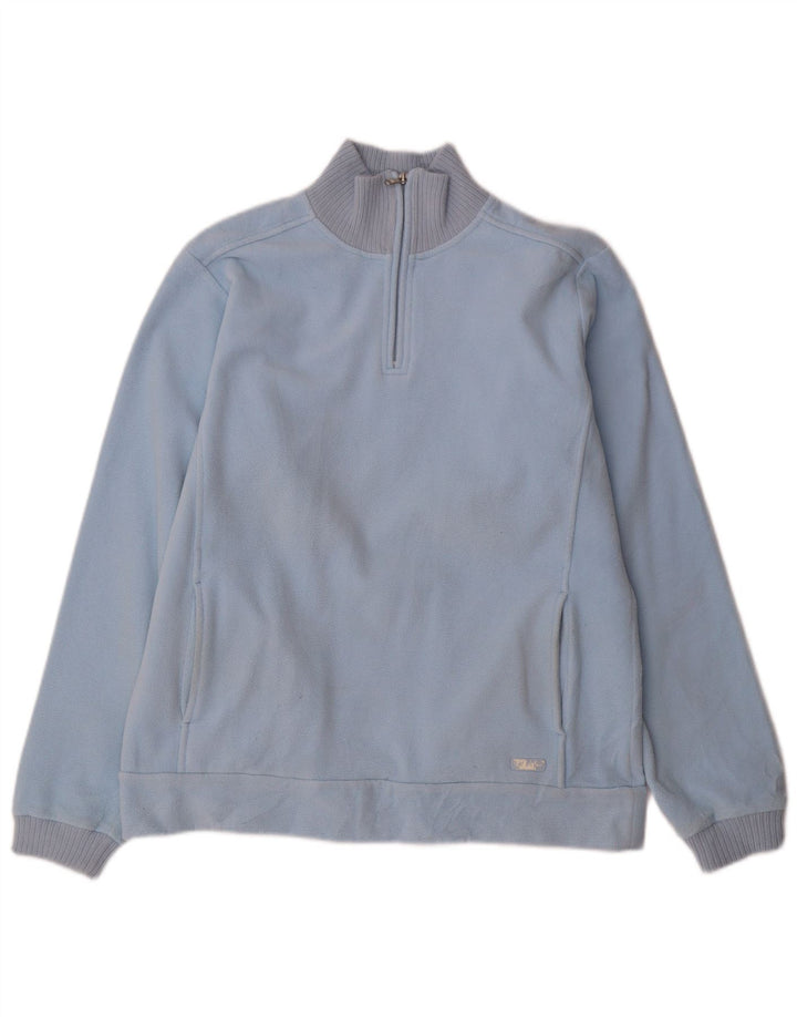 Champion Dame Fleece Jumper med lynlås DK 16 Stor Blå Polyester