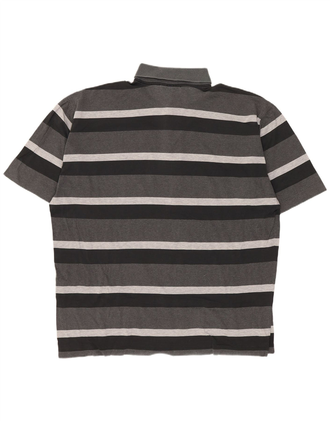 PAUL & SHARK Herre Yachting Polo Shirt Stor grå stribet bomuld