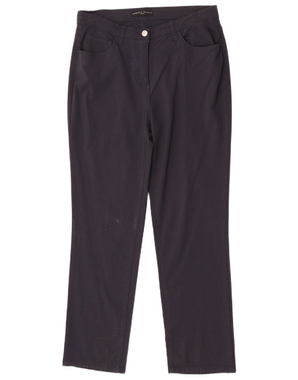 Roberta Puccini Dame Slim Casual Bukser IT 46 Large W30 L28 Marineblå