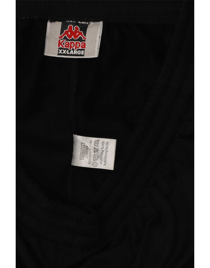 Kappa Træningsdragt bukser til mænd 2XL sort polyester