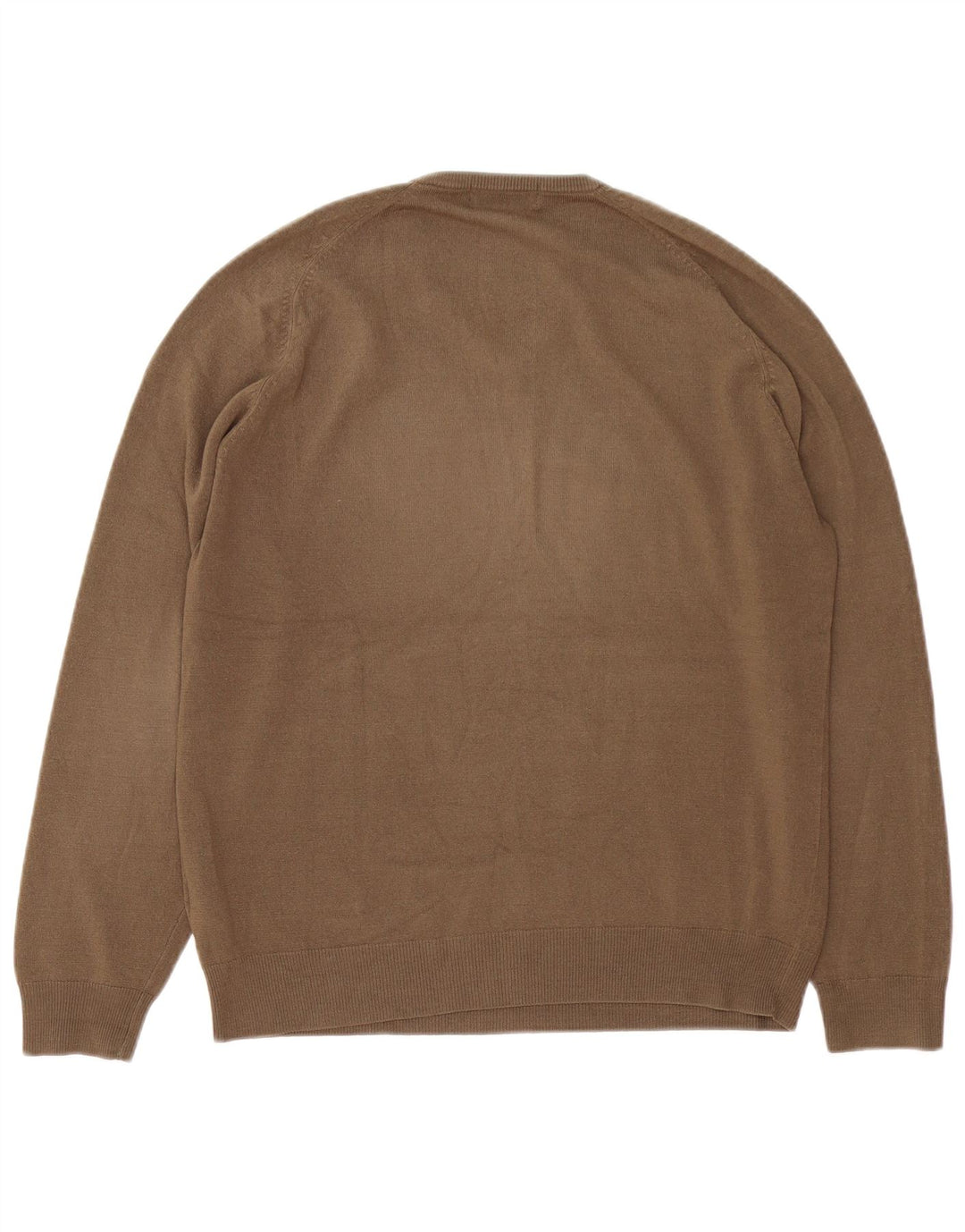 Marks & Spencer Herre Blue Harbor V-hals sweater Medium Brun