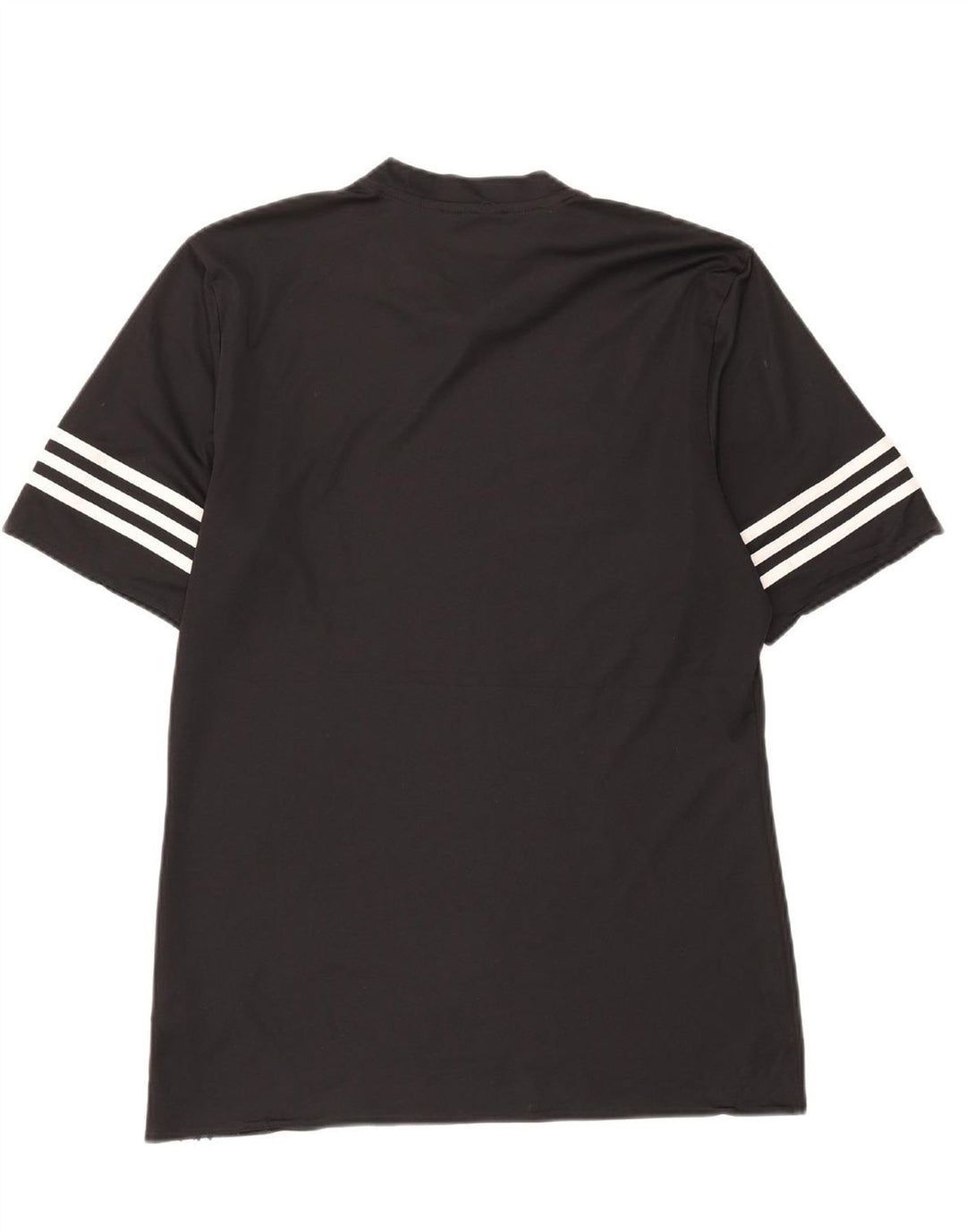 ADIDAS Mens Climalite T-Shirt Top Medium Black Polyester