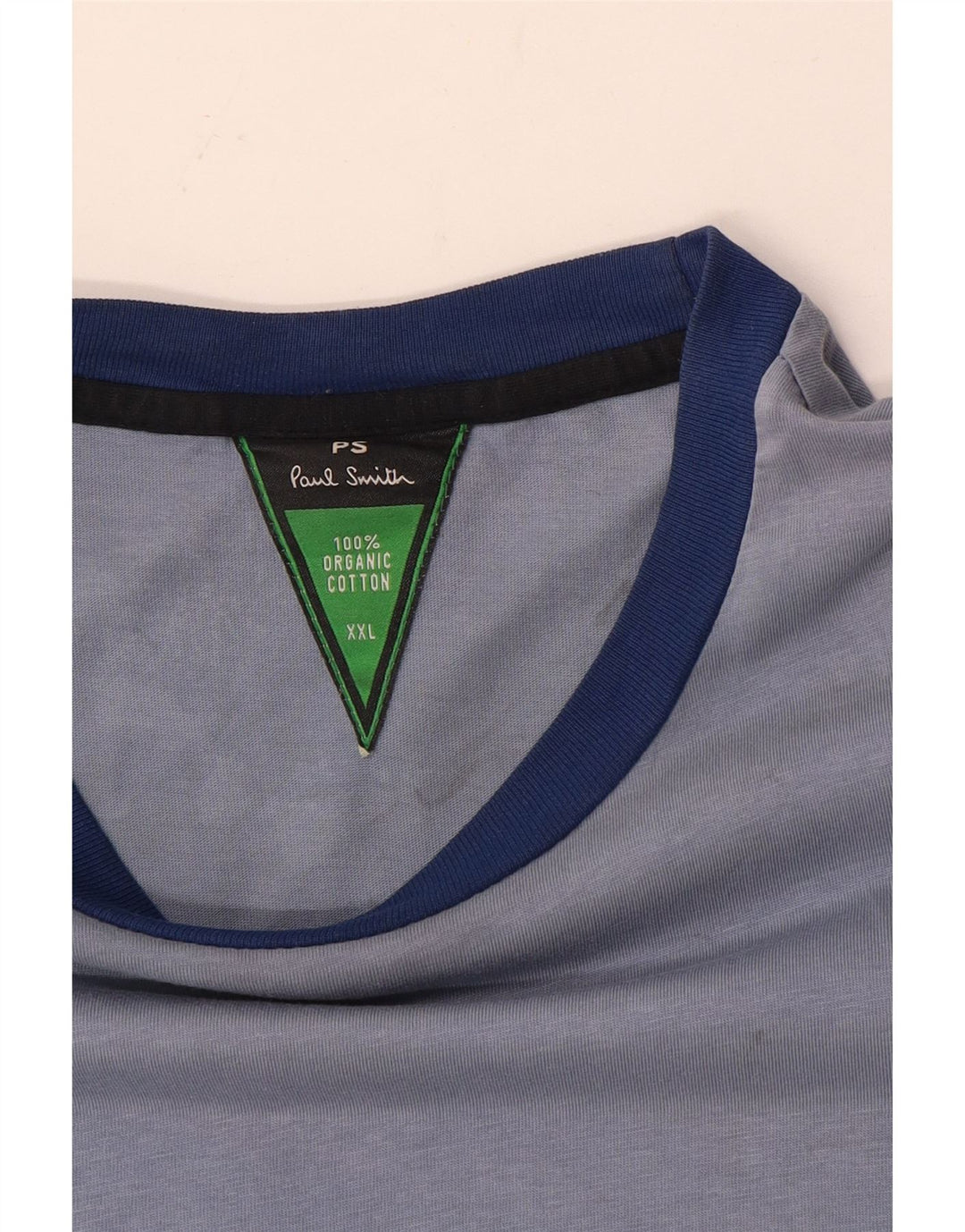 Paul Smith Herre T-Shirt Top 2XL Sort Colourblock Bomuld
