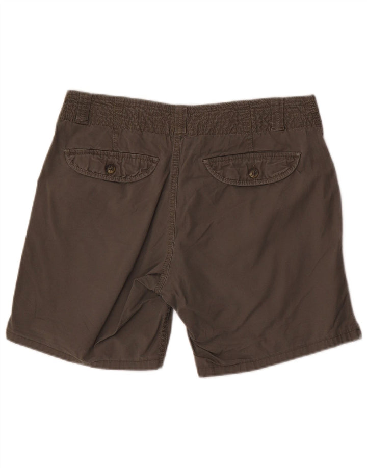 Dockers Womens Curvy Mid Rise Chino Shorts US 8 Medium W32 Grå Bomuld