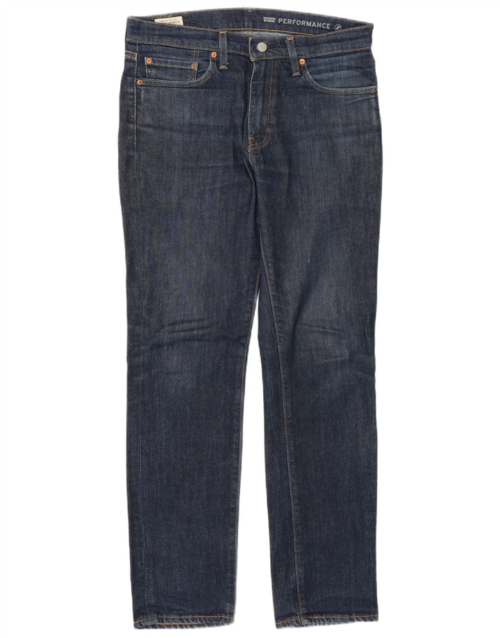 LEVI'S Mens 511 Slim Jeans W32 L32  Navy Blue Cotton