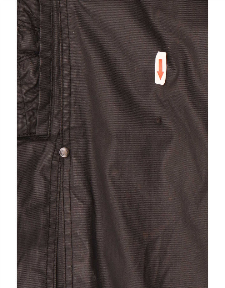 KHUJO Trench Coat til kvinder UK 18 XL Sort Polyester