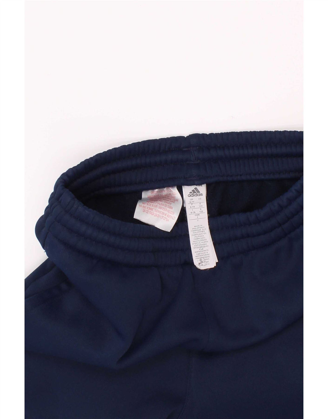 Adidas Drenge Træningsdragt Bukser Joggers 6-7 År Marineblå Polyester