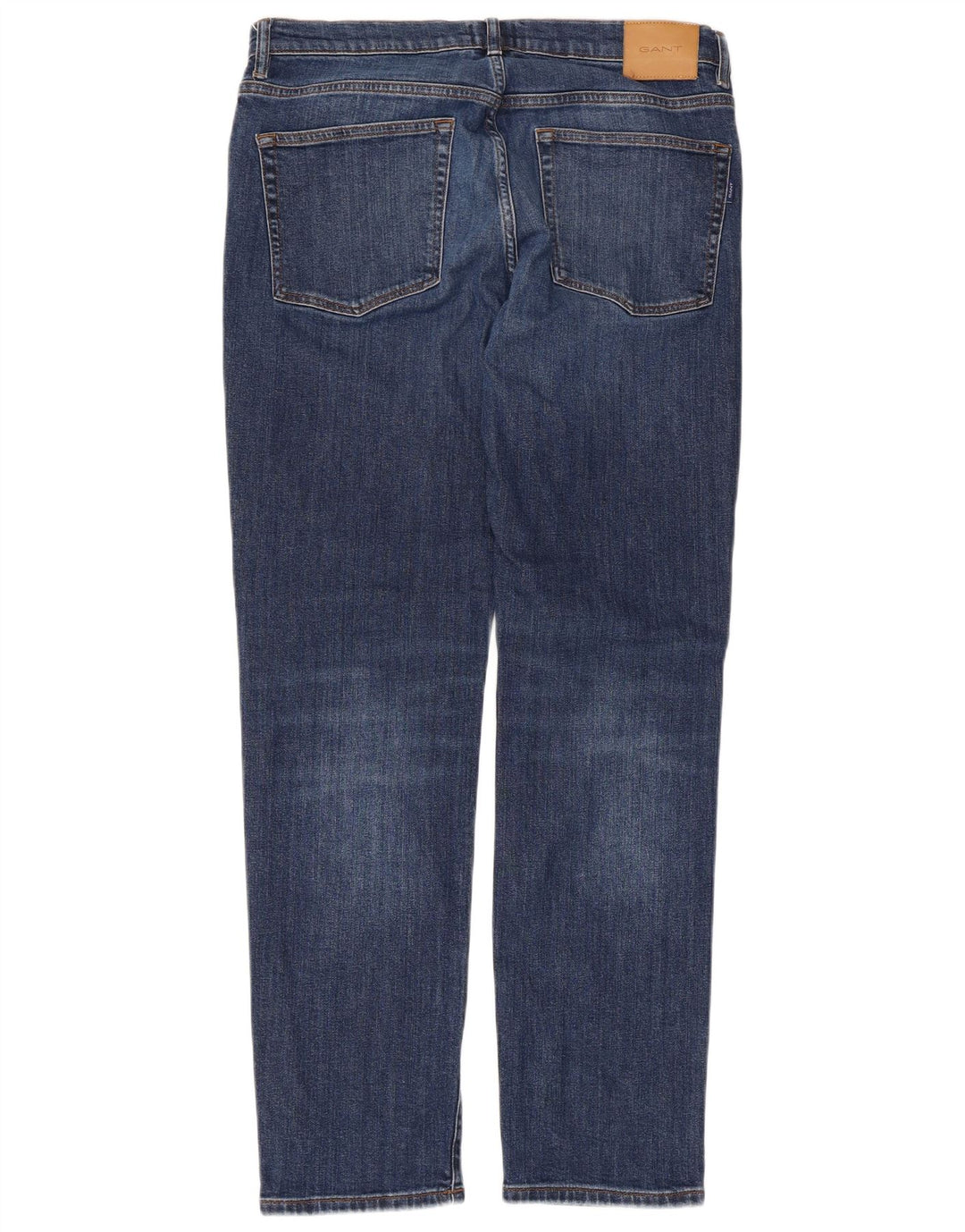 Gant Straight Jeans til mænd W34 L32 Blå