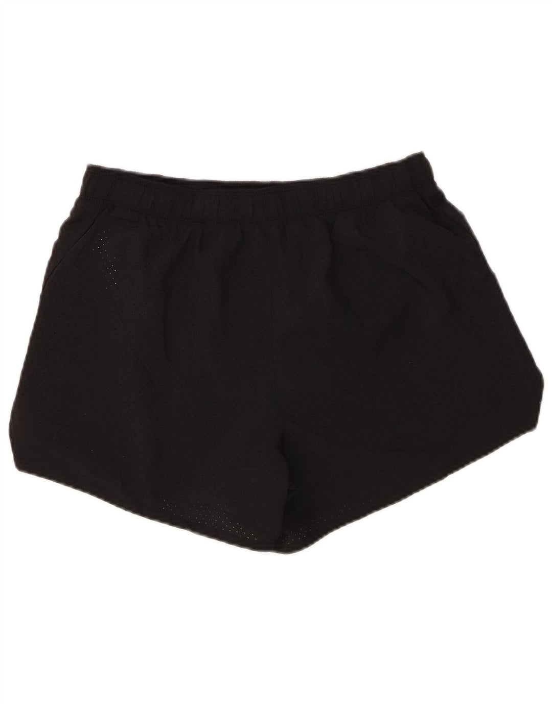 Nike Dame Dri Fit sportsshorts UK 14 Medium Sort Polyester