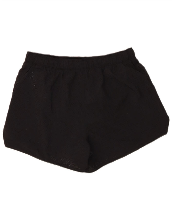 Nike Dame Dri Fit sportsshorts UK 14 Medium Sort Polyester