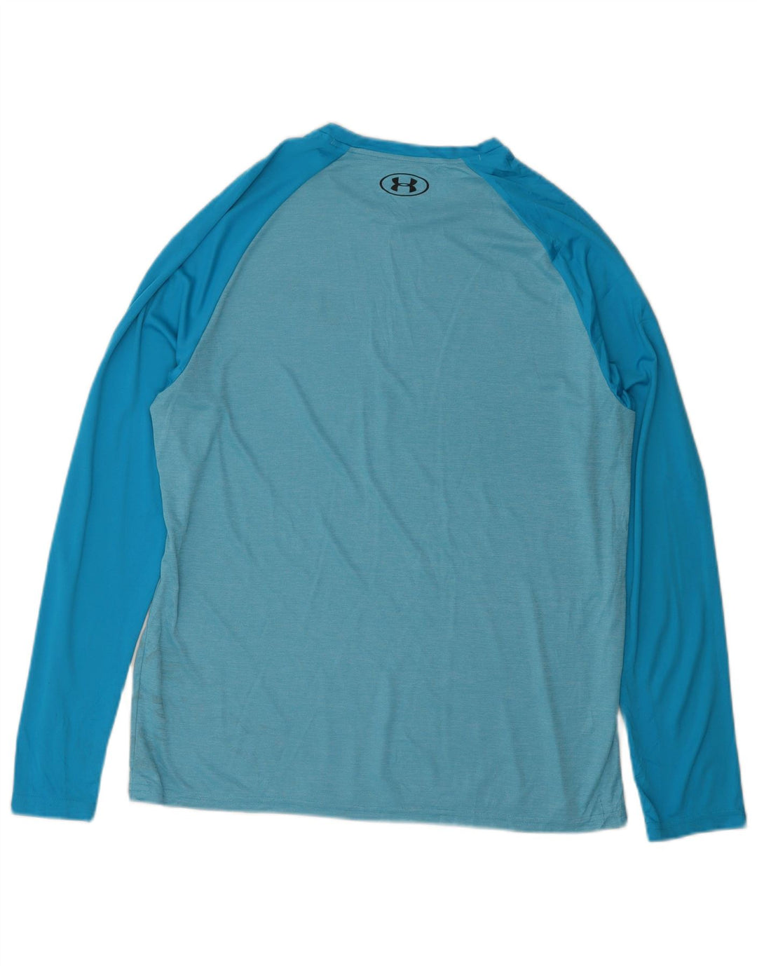 UNDER ARMOUR Herre Top Langærmet Large Blue Colourblock Polyester