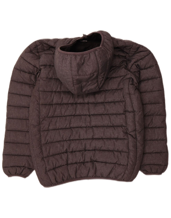 Ellesse Boys Polstret Hættejakke 12-13 År Grå Polyamid