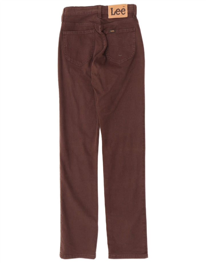 Lee Lige Jeans til kvinder W27 L31 Brun bomuld