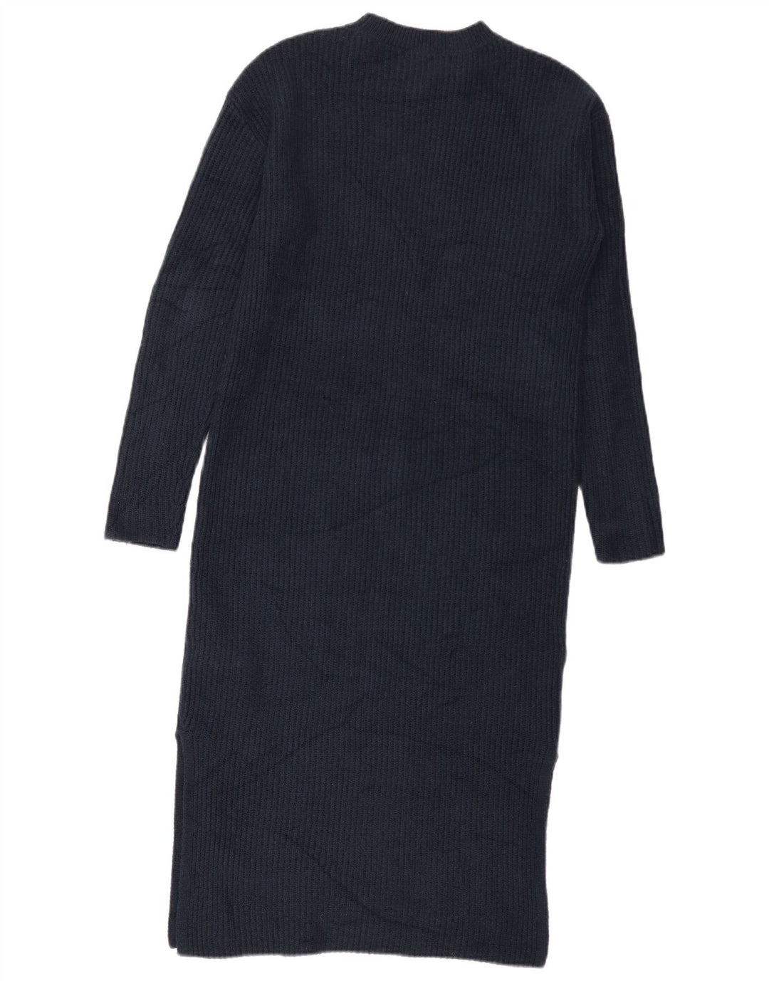 Marks & Spencer Langærmet Jumperkjole til kvinder Lille marineblå polyester