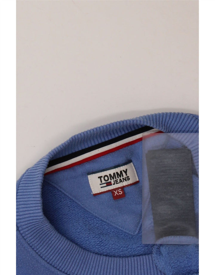 Kvinders Crop Graphic Sweatshirt Jumper UK 6 XS