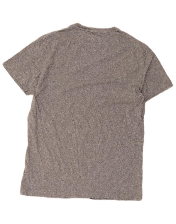 Tommy Hilfiger Herre T-Shirt Top Medium Grå Bomuld