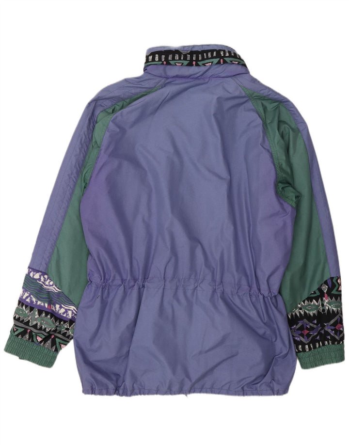 Burton Herre Windbreaker Jacket UK 38 Medium Lilla Colourblock Nylon