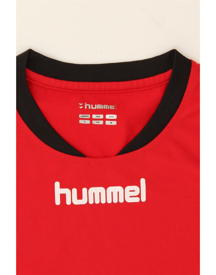 HUMMEL Mens Graphic T-Shirt Top Small Red Polyester Vintage Hummel and Second-Hand Hummel from Messina Hembry 