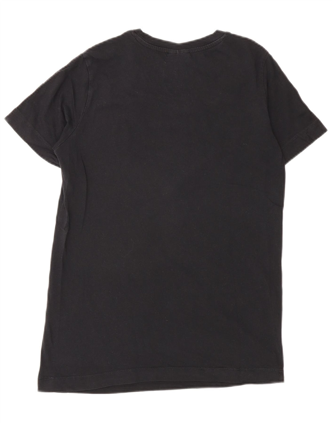 Champion Dame Grafisk T-Shirt Top Lille Sort Bomuld