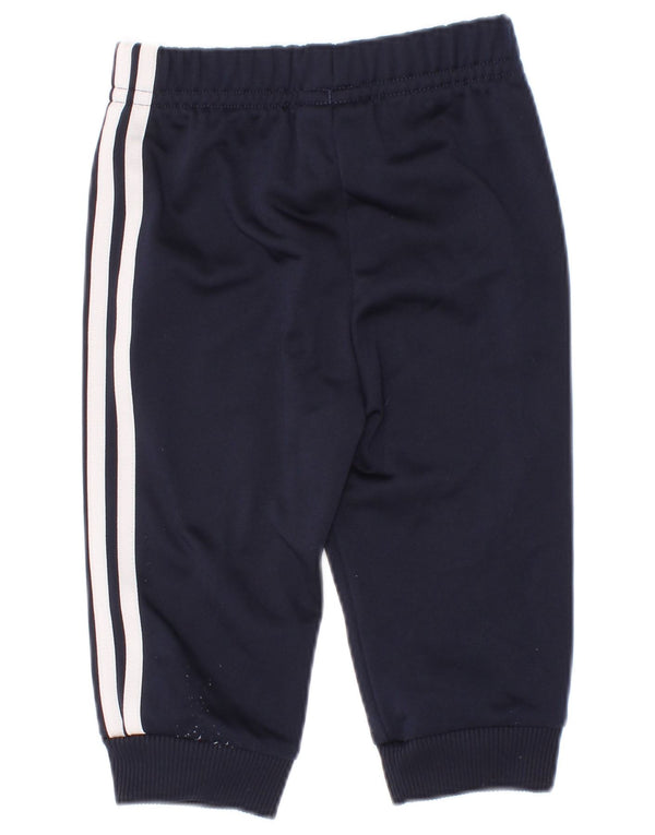 Adidas Baby Boys Joggers Træningsdragt Bukser 3-6 Måneder Navy Blue Polyester