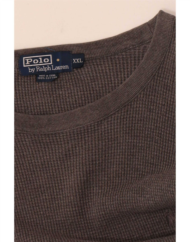 Polo Ralph Lauren Herre Top Langærmet 2XL Grå Bomuld