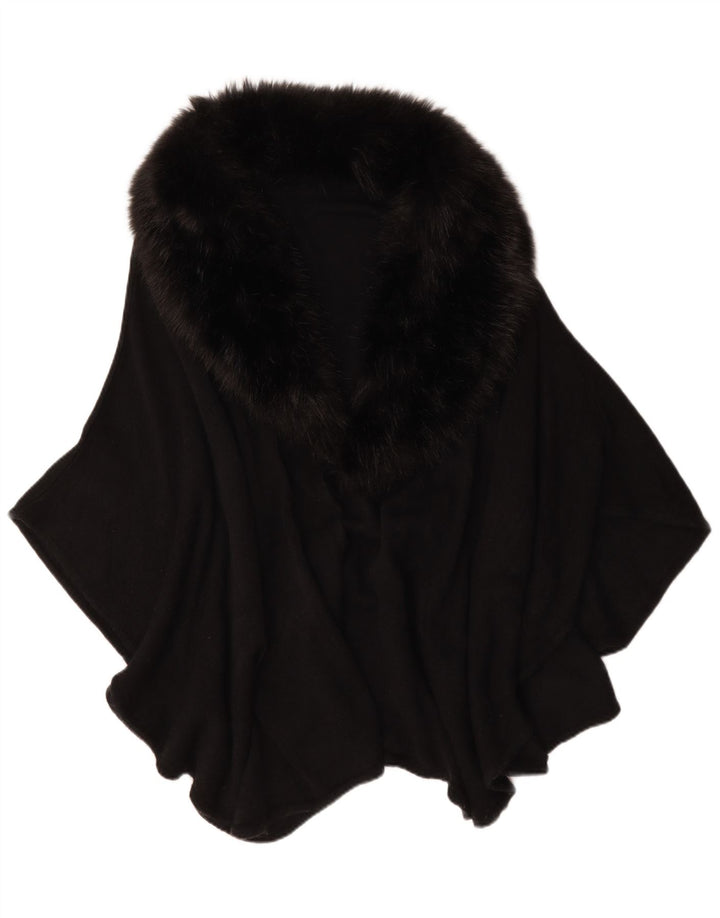 Vintage ponchofrakke til kvinder One Size Sort