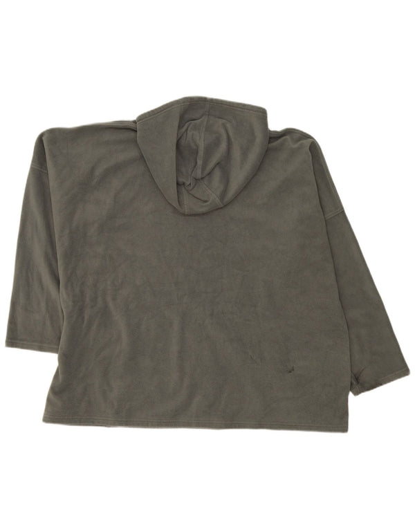 Mountain Warehouse Dame Hætte Fleece Jumper UK 28 6XL Khaki Polyester