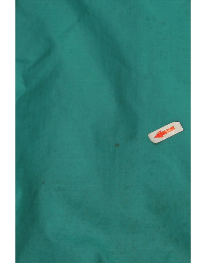 Puma Regnjakke til mænd UK 36 Lille turkis Colourblock Nylon