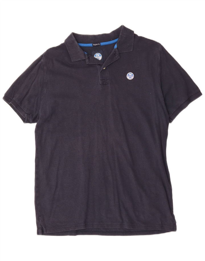 North Sails Herre Regular Fit Polo Shirt Medium Navy Blue Bomuld