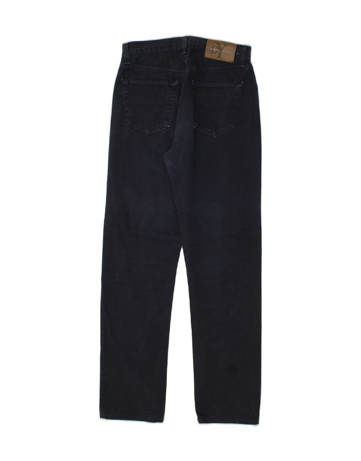 HOLIDAY Womens Straight Jeans IT 44 Medium W27 L30 Navy Blue Cotton Vintage Holiday and Second-Hand Holiday from Messina Hembry 