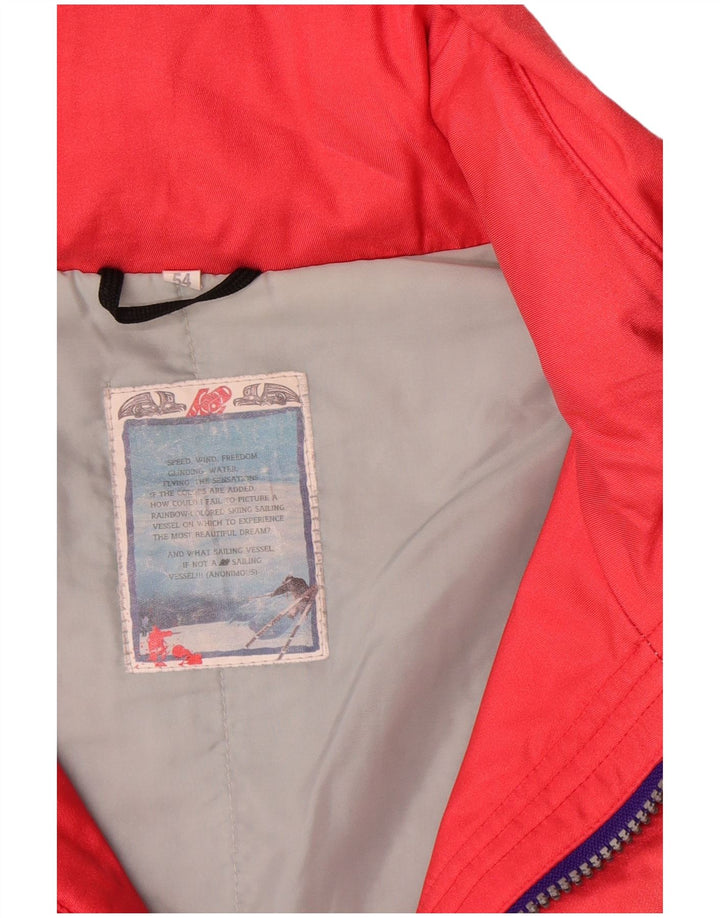 Vintage Skijakke til mænd IT 54 XL Flerfarvet Colourblock Polyamid