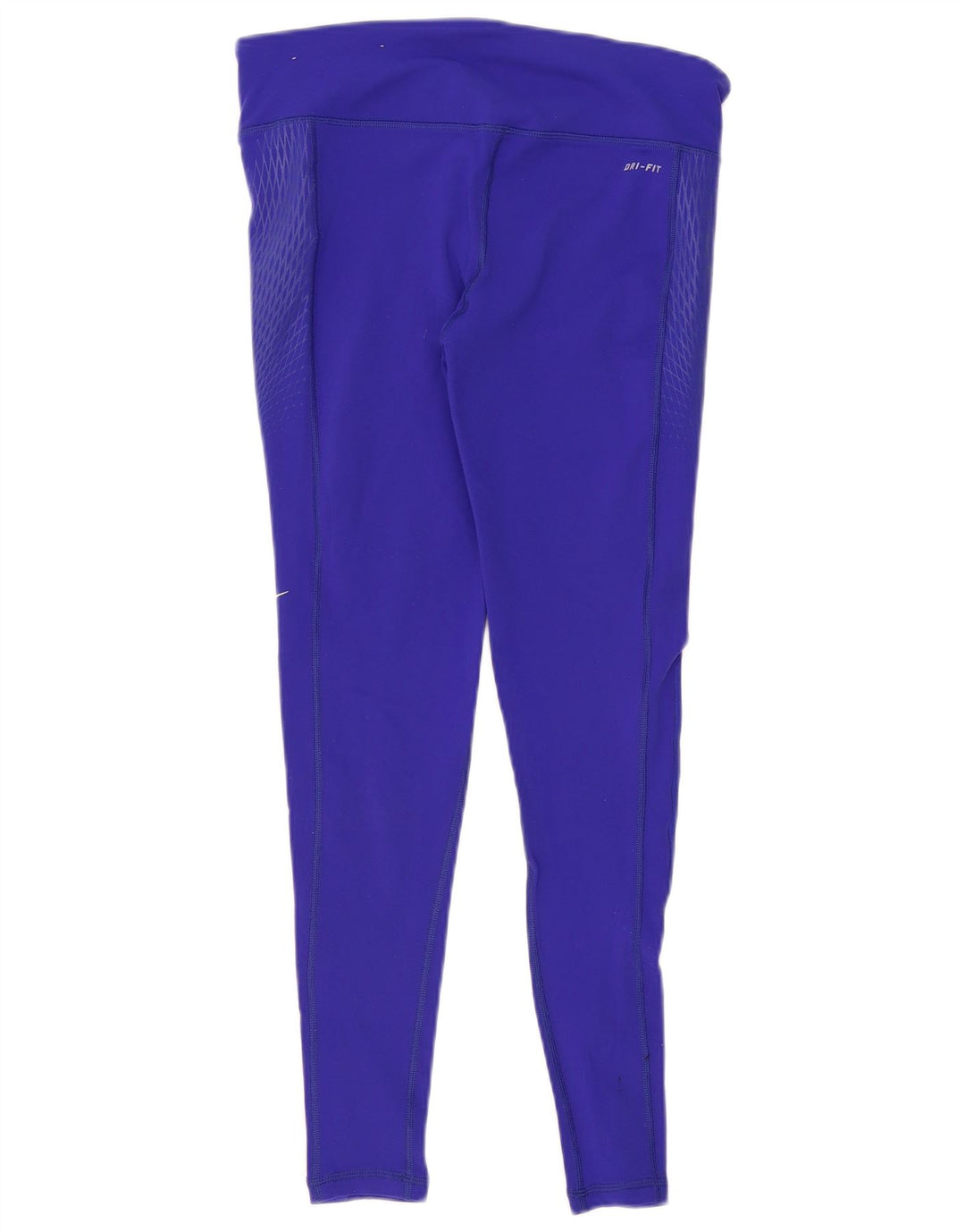 NIKE Dame Dri Fit Leggings UK 14 Medium Lilla Nylon