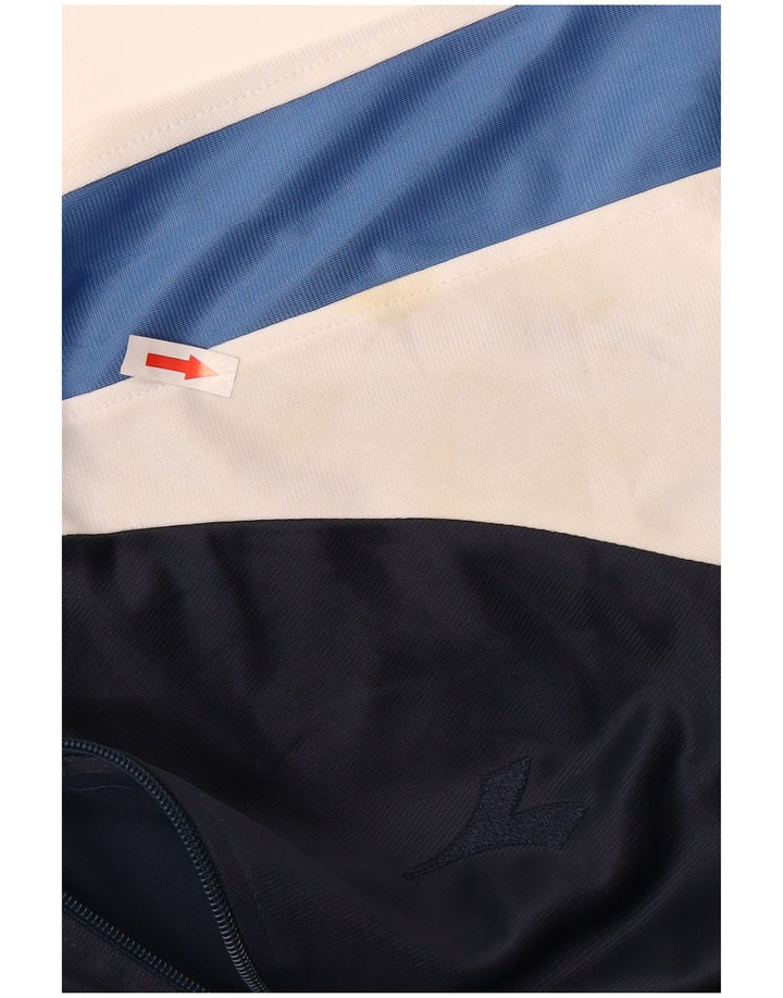Diadora Træningsdragt til mænd Topjakke Stor marineblå Colourblock Polyester