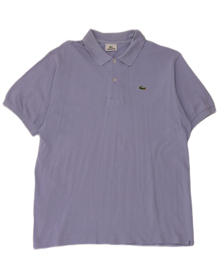 Lacoste herre poloskjorte str. 6 XL Blå bomuld