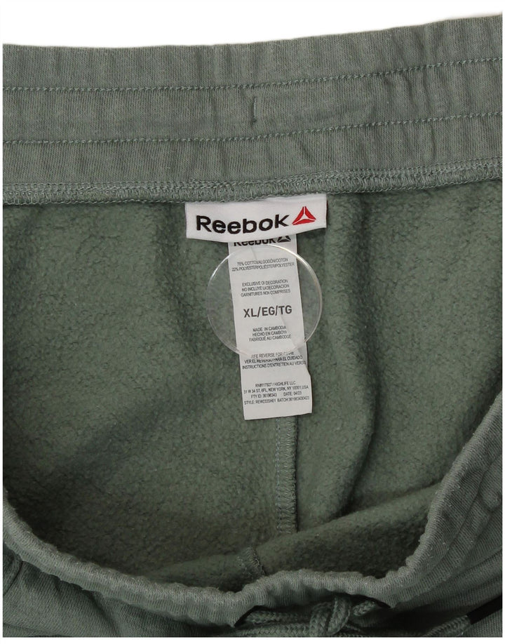 Reebok sportsshorts til kvinder UK 18 XL Grøn bomuld