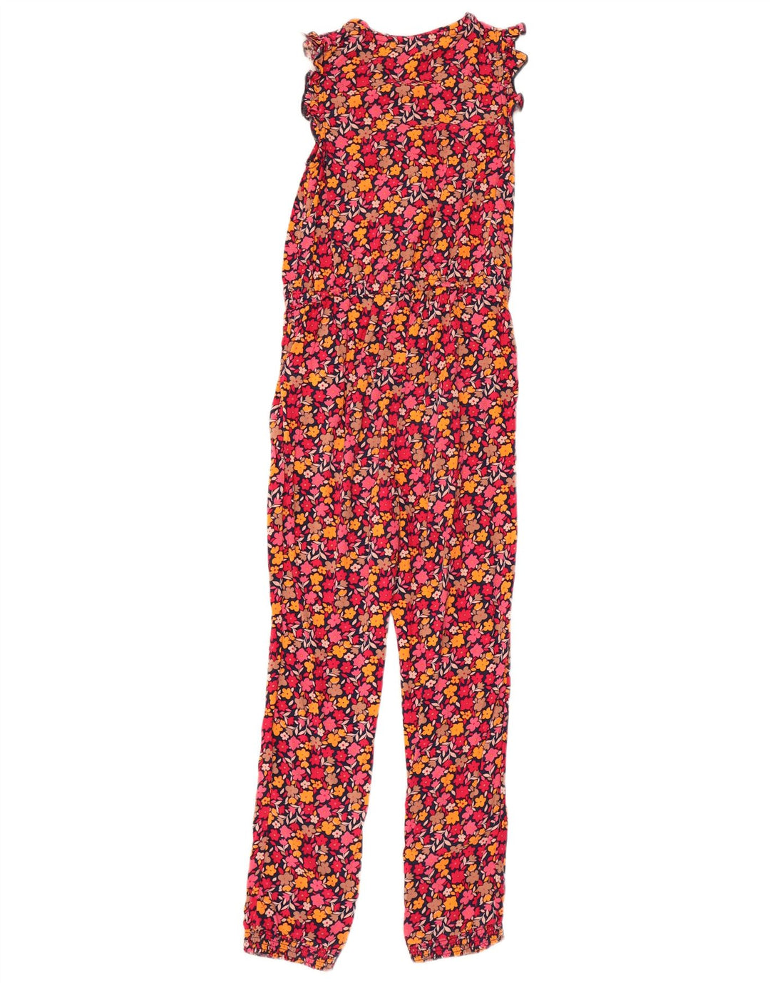 FAT FACE Pige Jumpsuit 10-11 år Flerfarvet blomsterviscose