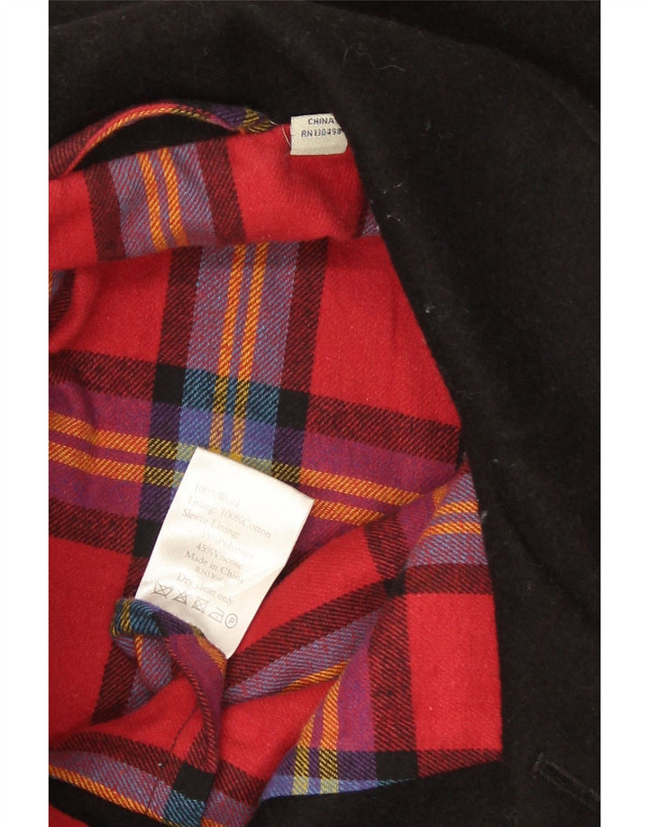 Jack Wills Herre 3-knaps blazerjakke UK 36 Lille sort uld