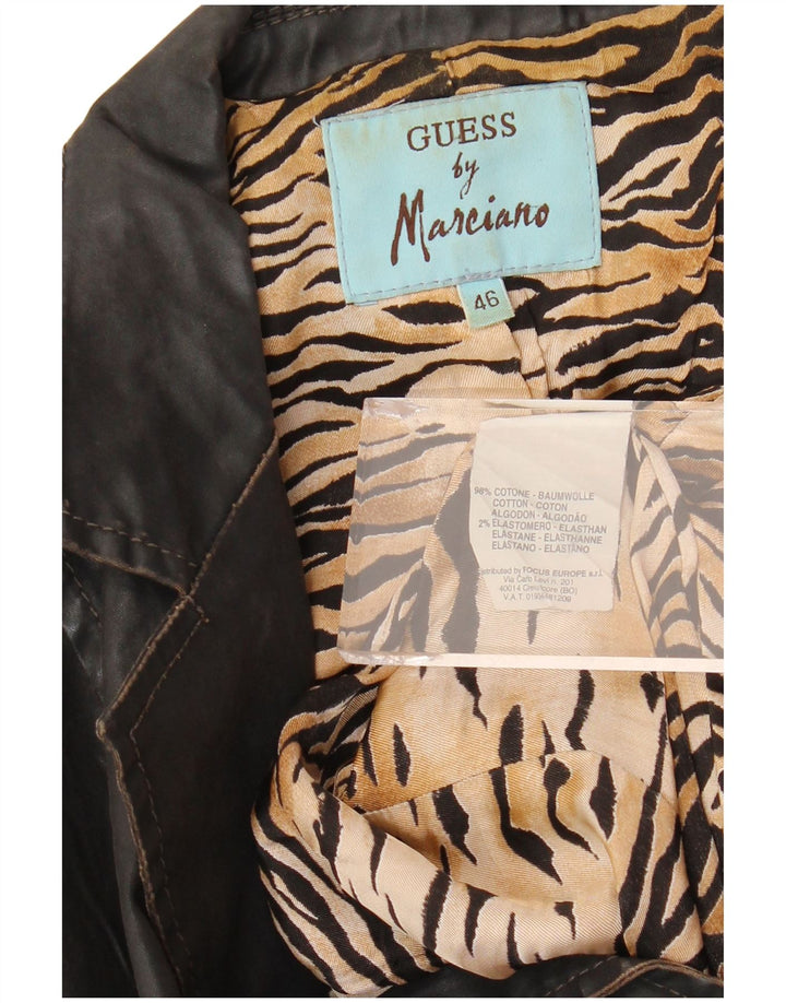 GUESS BY MARCIANO Dame Crop 3-knaps blazerjakke IT 46 Large Sort