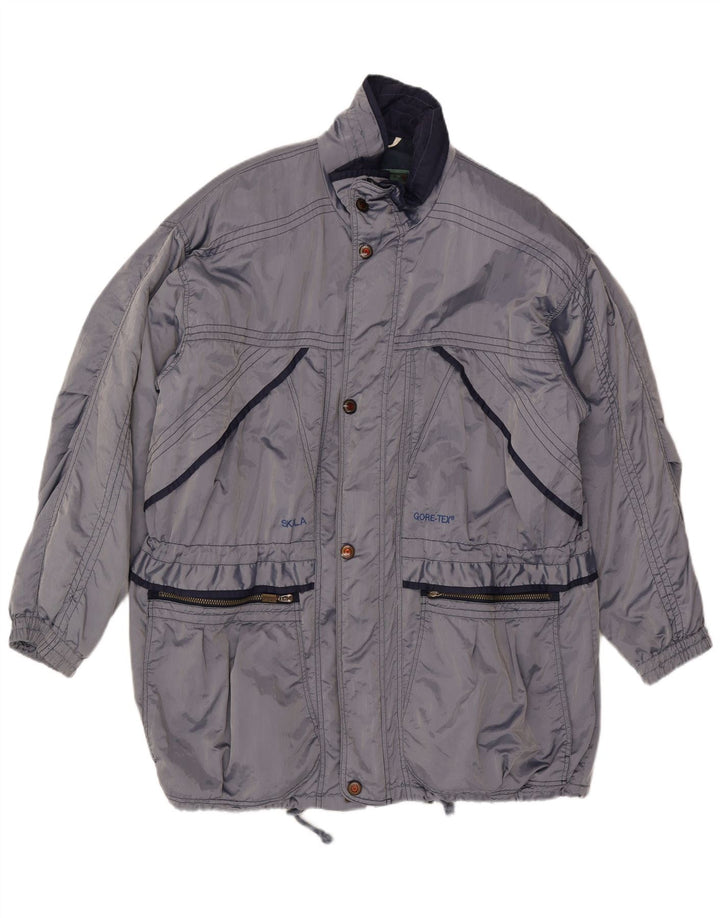 SKILA Herre Windbreaker Jacket UK 46 3XL Blå Akryl