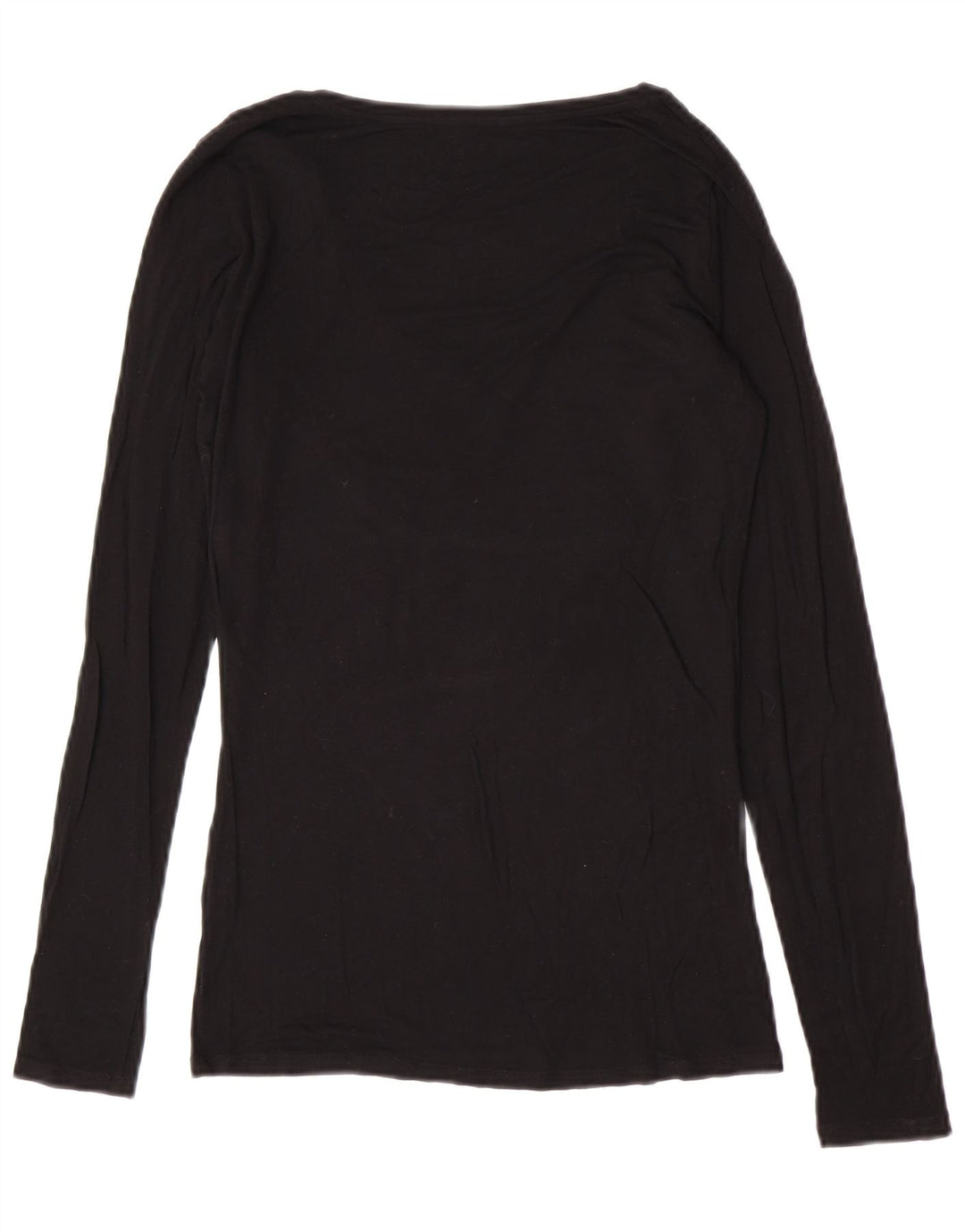 Guess Grafisk Top Langærmet UK 12 Medium Sort