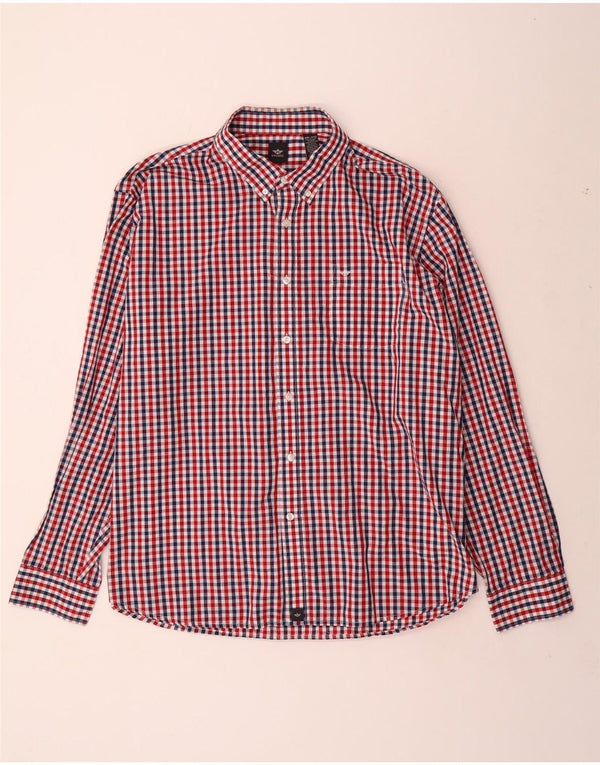 Dockers herreskjorte 2XL rød Gingham bomuld