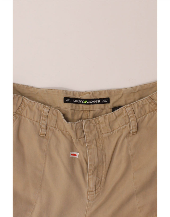 DKNY Womens Straight Cargo Trousers US 8 Medium W26 L25 Beige Cotton Vintage Dkny and Second-Hand Dkny from Messina Hembry 