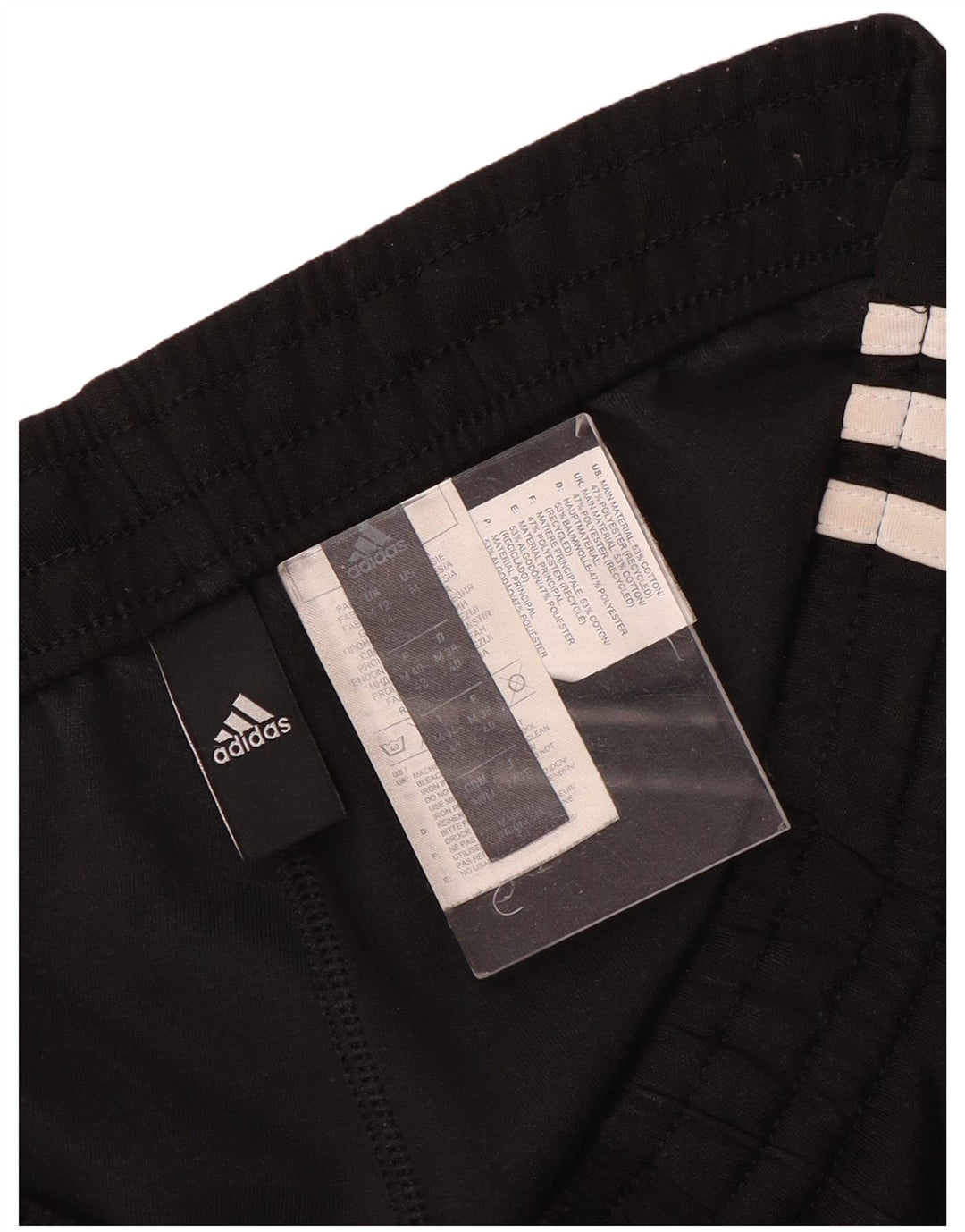 Adidas Womens Crop træningsdragt Bukser UK 12/14 Medium Black Polyester