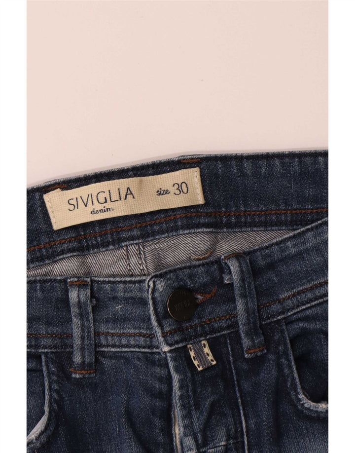 SIVIGLIA Straight jeans til mænd W30 L30 blå bomuld