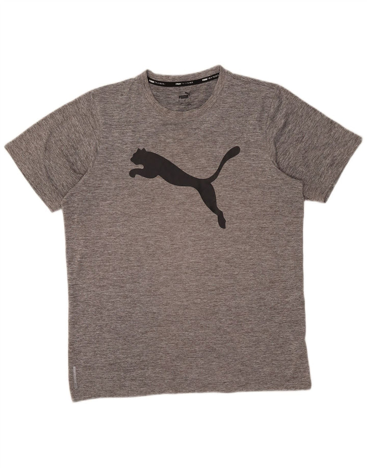 Puma Herre grafisk T-shirt Top mellemgrå