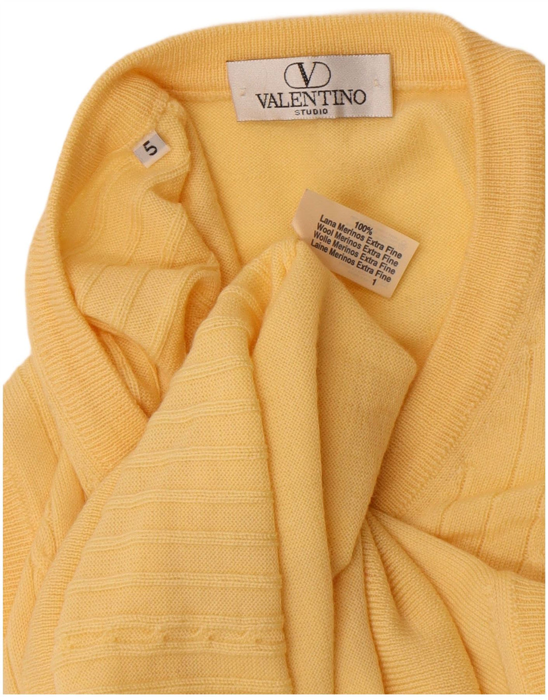 Valentino Herrevest Tank Top Stor Gul Merinould