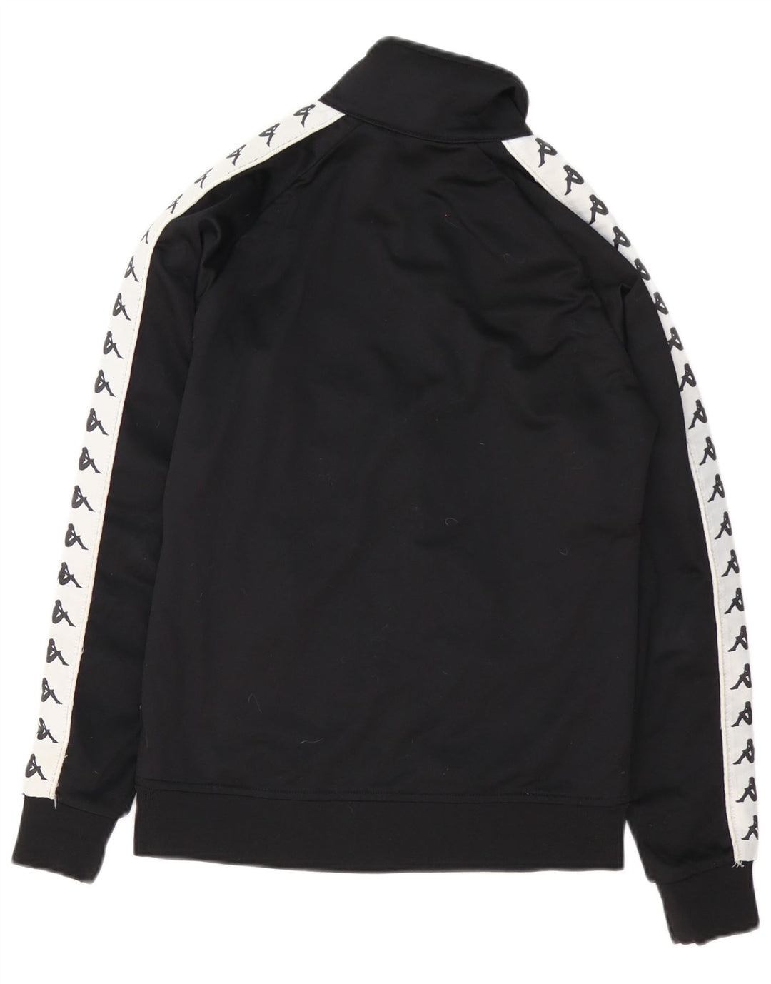 Kappa Grafisk træningsdragt topjakke til kvinder UK 12 Medium Sort Colourblock