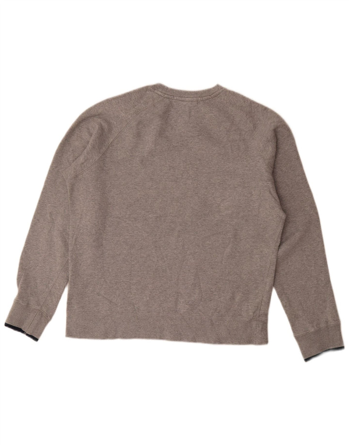 Nike grafisk sweatshirt til mænd, medium grå flækket bomuld